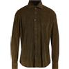 TINTORIA MATTEI 954 - Camicia regular fit - Verde militare
