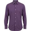 BARBA Napoli - Camicia fantasia - Viola scuro