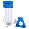 Filtrazione Acqua Contenitore tazza porta filtro 10" trasparente ottonata