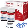 Sinocare [50pcs] Strisce Reattive per Glicometro Sinocare con Lancette gratuite | Safe AQ Smart/Safe AQ Voice/Safe AQ Air