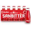 Sanbitter Rosso Aperitivo Analcolico 10 x 100 ml - Bottigliette da 10 cl