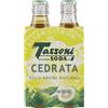 Tassoni Cedrata Soda 4 Bottiglie da 180 ml - Bibita Analcolica in Vetro 72 cl