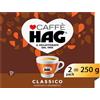 HAG Classico Caffè Macinato Decaffeinato per Moka 2 x 250 g - 500 g