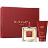 Guerlain Habit Rouge Uomo Eau de Toilette Set Regalo 100ml + Shower Gel 75ml