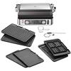 Braun Griglia a contatto MultiGrill 9 Pro CG 9167 Nero/Acciaio inox CG9167