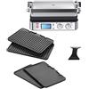 Braun Griglia a contatto MultiGrill 9 CG9043 Nero/Acciaio inox