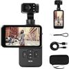 AGFAPHOTO Realimove MC3X Action Cam Vlog Stabilizzatore 3 Assi | Nero, Schermo Touch Rotante 3,5 Pollici, Ultra HD 4K, Sensore SONY IMX317, Grandangolo 120 Gradi, Face Tracking, Wi-Fi