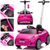 Sun Baby Macchinina cavalcabile, spingi macchinina FIAT 500, macchinina guida per bambini