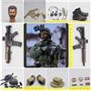 Sans marque/Générique Fugurina Soldato 1/6 Minitimes M050 Accessori Militare In Resina Multicolore