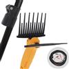 Volpi Olytech Dualcomb 13 - Abbacchiatore elettrico 230/350 cm a batteria tipo auto con cavo in dotazione - Asta telescopica