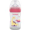 Neobaby Biberon PP Anticolica 0 Mesi + da 150 ml, Biberon con Tettarella in Silicone Morbida e Flessibile, Adatto per Allattamento Misto, Flusso Lento, Rosa