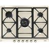 Smeg SR775PO Piano Cottura a Gas 5 Fornelli 50 cm Crema