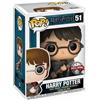 FUNKO POP - Harry Potter - Harry Potter con Firebolt e Piuma #51 Edizione Speciale