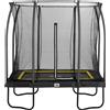 Salta Trampolino Salta Comfort Edition - 214x153cm - Rettangolare - Nero