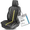 WALSER coprisedile auto Kimi, protezione sedile auto nero/giallo, coprisedile auto, coprisedile auto sedili anteriori, cuscino auto, protezione sedile auto, coprisedile auto sedili anteriori auto/camion