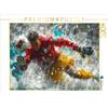 CALVENDO Puzzle Portiere di calcio, acrobazie | 1000 pezzi dimensioni 64x48cm Foto-Puzzle per ore liete