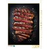 CALVENDO Puzzle Bistecca succulenta a fette con strisce di griglia e spezie | 2000 Pezzi Puzzle 90x67cm Foto puzzle per l'happy hour