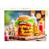 CALVENDO Puzzle Miniatura di operaio edile con escavatore che serve un succulento hamburger alla griglia | 2000 pezzi dimensioni 90x67cm Foto-Puzzle per l'happy hour