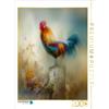 CALVENDO Puzzle Il gallo in magnifici colori - la mattina si può indovinare | 2000 pezzi dimensioni 90x67cm Foto-puzzle per ore felici