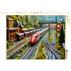 CALVENDO Puzzle Dove l'AI incontra i binari ferroviari. | 2000 pezzi dimensioni 90x67cm Foto-Puzzle per ore liete