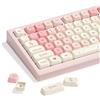Merkloos Solidchoice - Set di tasti (keycaps) in PBT, compatibili con tastiere meccaniche, standard ANSI