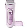 Braun Rasoio elettrico Braun Silk·épil LS5100 per donna, senza fili, con testina arrotondata e accessorio per la rasatura delicata delle zone sensibili