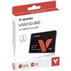 Verbatim Disco SSD interno da 2,5", Verbatim Vi550 S3, SATA III, 7mm, 1 TB (1000 GB), tecnologia 3D NAND, velocità di lettura fino a 550 MB/s