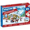 PLAYMOBIL 72226 Calendario dell'Avvento: Elfo di Natale, Mondo di Natale: Ufficio Postale con Babbo Natale e Renna, 90 pezzi, adatto dai 4 anni