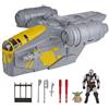 Hasbro Star Wars ActionVerse: Veicolo 2-in-1, la nave Razor Crest dei Mandaloriani, con figure dei Mandaloriani e Grogu. Adatto ai bambini dai 4 anni in su