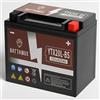 Battanux Batteria Moto Battanux YTX20L-BS 12V 20Ah AGM - Alta Capacità, Senza Manutenzione, Antiperdite, Pronta all'Uso per Moto, ATV e UTV
