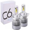 Car Passion Kit Fari Led CANBUS Anabbaglianti + Luci Diurne DRL Compatibili con Dacia Duster 2013-2018 6000K 7800 Lumen Lampadine Luci Bianco Ghiaccio H7 + T20 (W21/5W) (Kit Basic)