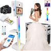 Generic Photo Booth Machine con fotocamera e stampante, touch screen da 15,6 pollici, mini PC (8 GB+128 GB), con luce RGB e custodia da viaggio