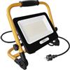 EMOS Faretto LED impermeabile GLARO 100 W, 10000 lm, 4000 K, IP65/IP44 | Faro da lavoro pieghevole con base e maniglia, resistente alle intemperie, ad alta efficienza, bianco neutro