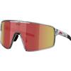 BLIZ P001 TRASPARENT DARK GREY/RED Occhiali da Sole Sportivi