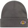 NEW ERA KNIT MEDIUM NBA MINI LOGO CUFF BEANIE LOS ANGELES LAKERS Berretto