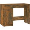 vidaXL Scrivania Rovere Fumo 100x50x75 cm in Legno Multistrato
