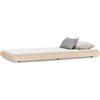 vidaXL Giroletto 75x190 cm in Legno Massello di Pino, letto, mobile camera da letto, giroletto in legno, letto singolo, arredamento camera da letto