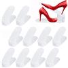 TRMLBE 10 portascarpe regolabili in altezza, organizer per scarpe, salvaspazio, in plastica, antiscivolo, colore bianco