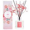 Airkeep Profumatore per Ambienti Love Notes, Profumatore per Ambienti con 8 Bastoncini di Fragranza, Diffusore di Fragranze per Bagno, Appartamento, Decorazione della Casa, 100ml