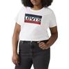 Levi's Perfect Tee Benitoite Cloud Dancer STRI T-Shirt Donna (Pacco da 1)