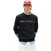 Tommy Hilfiger Brand Love TR Stripe Sweatshirt Mw0mw42465 Felpa Pullover Uomo (Pacco da 1)