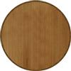 vidaXL Tappeto Rotondo Marrone 80 cm in Bambù