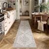 PureCozy Tappeto Cucina 60x240cm Antiscivolo Lavabile In Lavatrice Lungo Per Corridoio Tappeti Rettangolare Rug,Beige