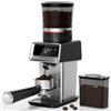 AAOBOSI Macina caffe Elettrica, 40 Impostazioni di Macinatura | Macina Caffè, Display LED con Timer 1-30 s, Antistatica, Supporto Portafiltro per Espresso, Caffè Filtro e French Press