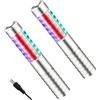 Générique Nuovo modello, 2 luci LED per bottiglia stick stroboscopico e luminosi ricaricabili per bottiglie di champagne, bar, club, feste, compleanni, matrimoni, eventi,
