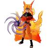 BANDAI - Anime Heroes Beyond - Naruto Shippuden - Figurina Anime Heroes Beyond 17 cm - Figurina articolata Naruto - Naruto Uzumaki Trasformazione Kyubi - Giocattolo per bambini 4 anni e + - 37711