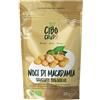 CIBO CRUDO crudo biologico vegan Noci di Macadamia Bio - 125g. Noci Sgusciate Crude non Tostate o Salate Ricche di Sali Minerali Fibre e Carboidrati. Pure e Naturali. Noce di Macadamia Nuts.