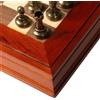 Italfama Set Scacchi in Metallo 28cm Tavola Legno con Scatola Prodotto in Italia