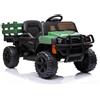 LEAN CARS BDM0926 Auto a batteria per bambini con luci a LED, telecomando MP3, colore verd
