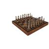 Italfama Set Scacchi Dama Backgammon In Metallo Legno Pelle